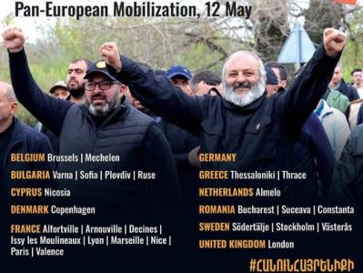 Եվրոպական 11 երկրների 30 քաղաքներում մայիսի 12-ին տեղի կունեն ցույցեր հաջակցություն «Տավուշը հանուն հայրենիքի» շարժման