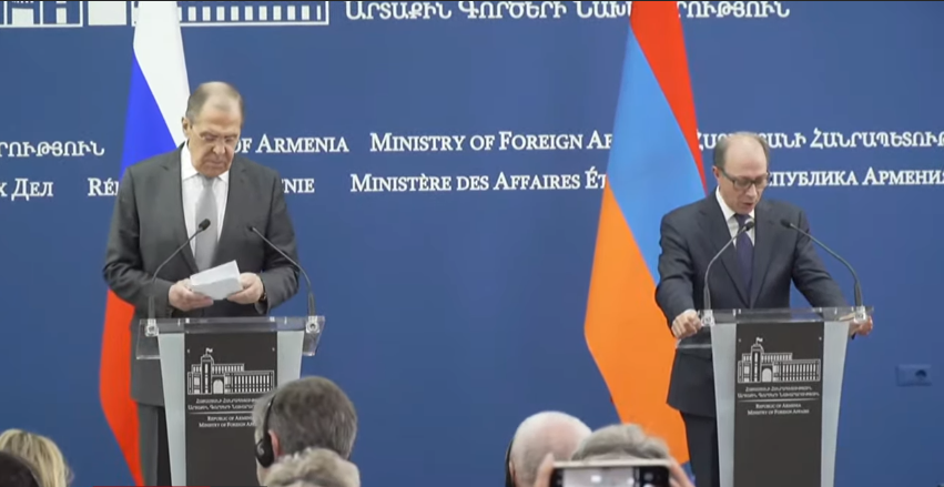 Սերգեյ Լավրովի ու Արա Այվազյանի ասուլիսը Երևանում