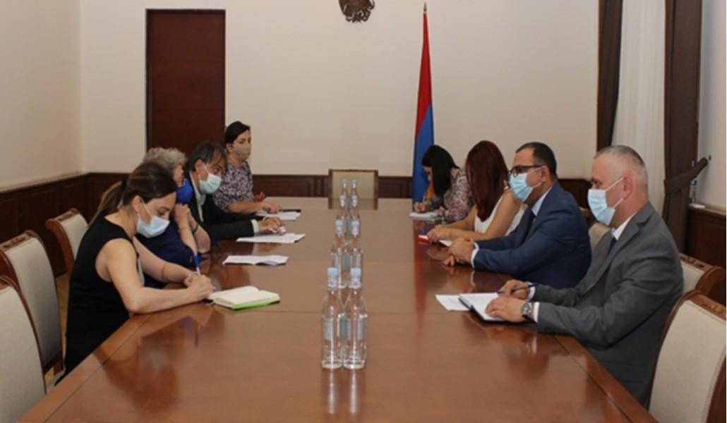 Տիգրան Խաչատրյանը եւ Անդրեա Վիկտորինը քննարկել են Եվրոպական միության տրամադրած ներդրումային ծրագրերը