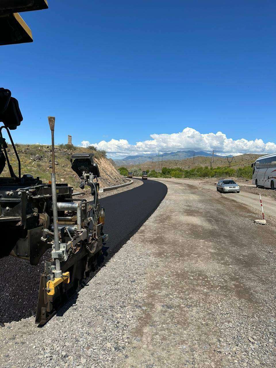 Հիմնանորոգվում է Վայոց ձորի մարզով՝ Մալիշկա բնակավայրի մոտով անցնող միջպետական ճանապարհը