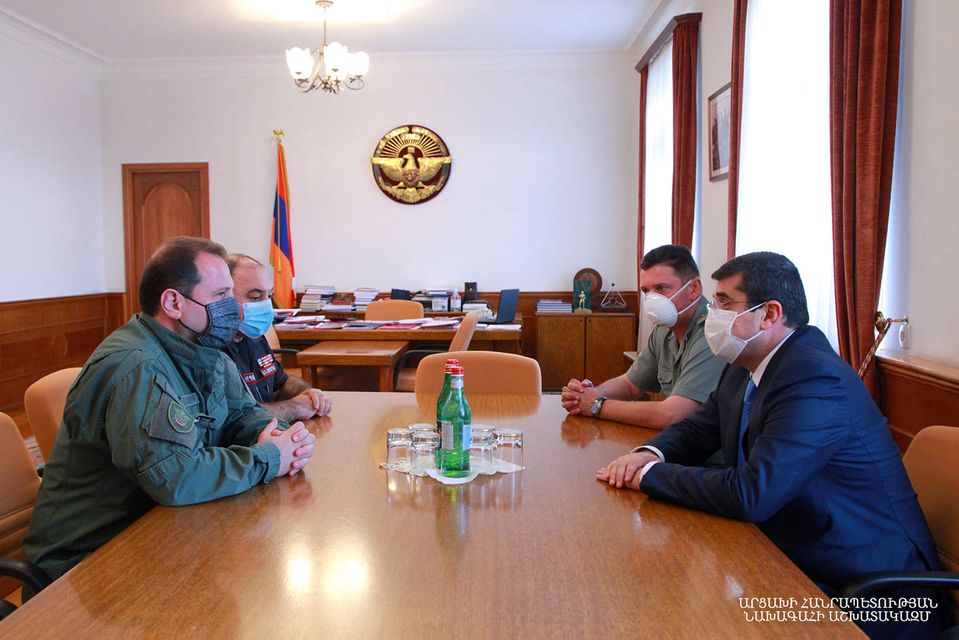 Դավիթ Տոնոյանն Արցախում է․ հանդիպել է նախագահի հետ