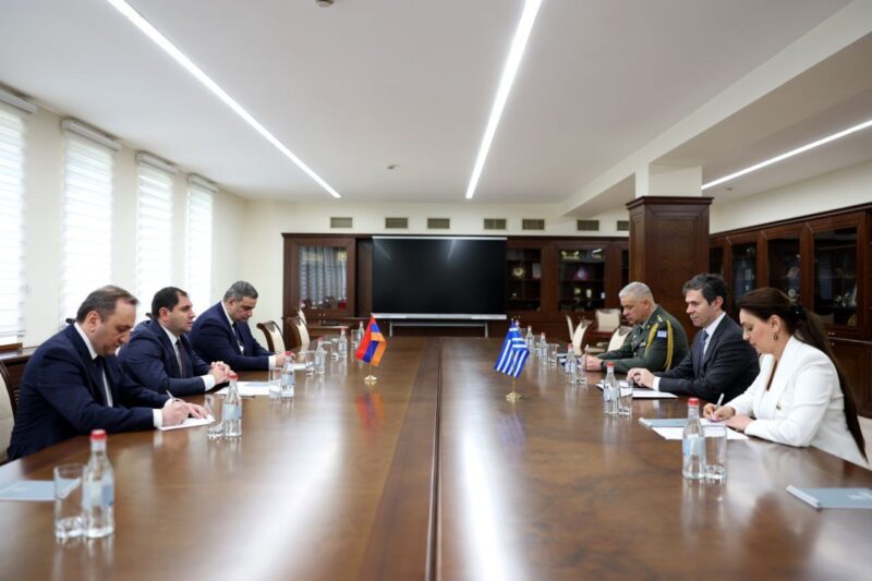 Քննարկվել է պաշտպանության բնագավառում Հայաստան-Հունաստան համագործակցությանը վերաբերող հարցեր