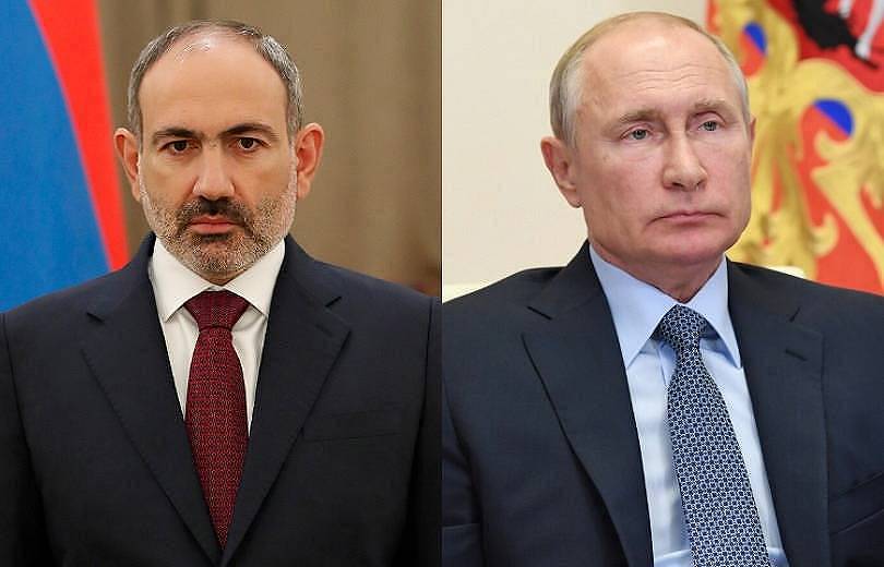 Путин сообщил, что 25 марта поговорит по телефону с премьером Армении