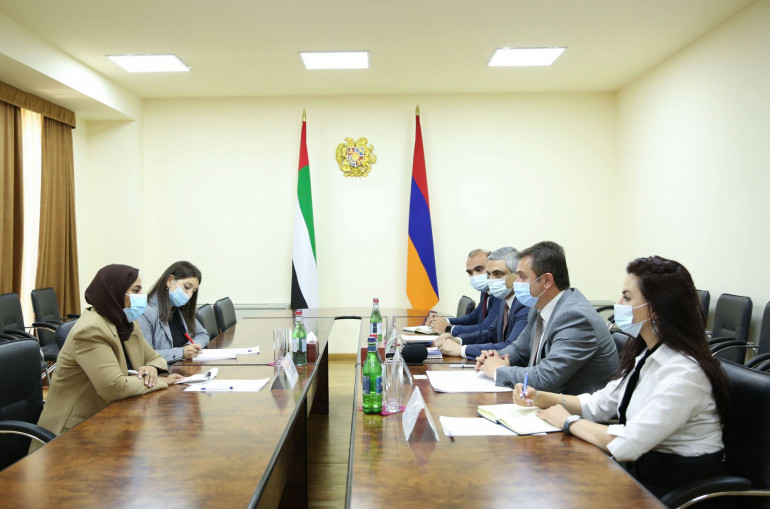 Հայկ Չոբանյանը հանդիպել է ՀՀ-ում ԱՄԷ-ի դեսպանության գործերի ժամանակավոր հավատարմատարի հետ