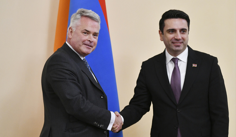 ԱԺ նախագահը կարևորել է ՄԹ-ՀՀ բարեկամական խմբի անդամների՝ ՀՀ-ի և Արցախի անվտանգային մարտահրավերների մասին բարձրաձայնելու պատրաստակամությունը