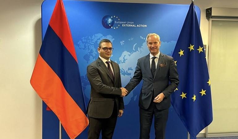 Աբիսողոմոնյանը ԵՄ արտաքին գործողությունների ծառայության գլխավոր քարտուղարի տեղակալի հետ քննարկել է ՀՀ-ԵՄ համագործակցության հեռանկարները