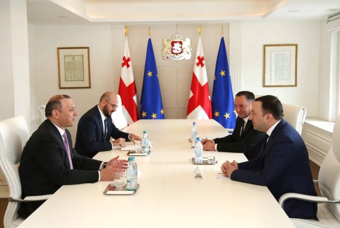 Արմեն Գրիգորյանն ու Վրաստանի վարչապետը քննարկել են տարածաշրջանային անվտանգությանը վերաբերող հարցեր