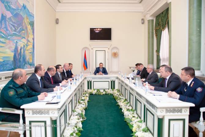 ՀՀ գլխավոր դատախազությունում քննարկվել են քրեական ենթամշակույթի դեմ իրավական պայքարի հիմնահարցերը