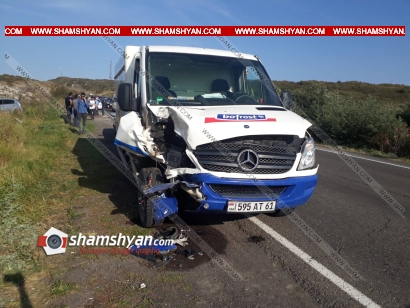Գեղարքունիքի մարզում բախվել են Mercedes Sprinter-ը, KIA Sportage-ն ու Opel Astra-ն. կա վիրավոր