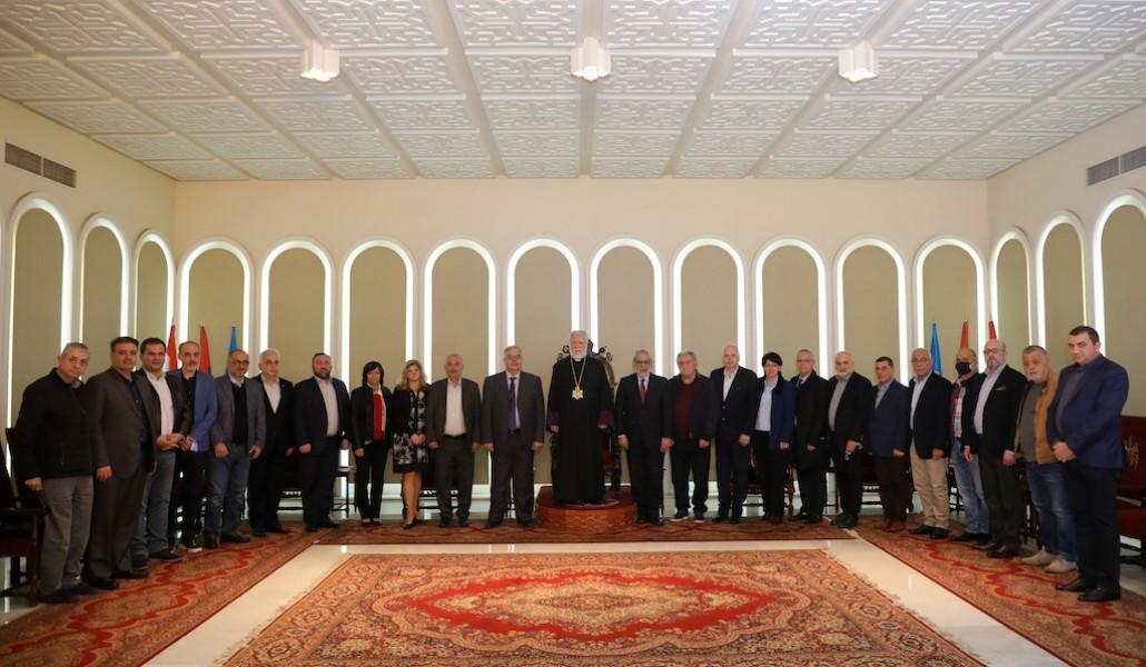 Հ.Յ.Դ. մարմինների խորհրդաժողովի մասնակիցները այցելել են Արամ Ա Վեհափառ Հայրապետին