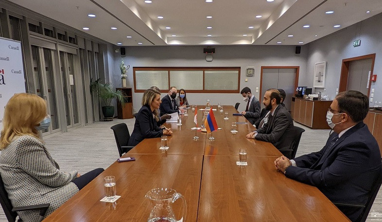 Հայաստանի և Կանադայի ԱԳ նախարարները քննարկել են երկկողմ հարաբերությունների զարգացման հեռանկարները