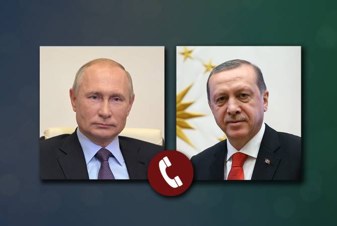 Эрдоган обсудил с Путиным по телефону ситуацию в Иерусалиме