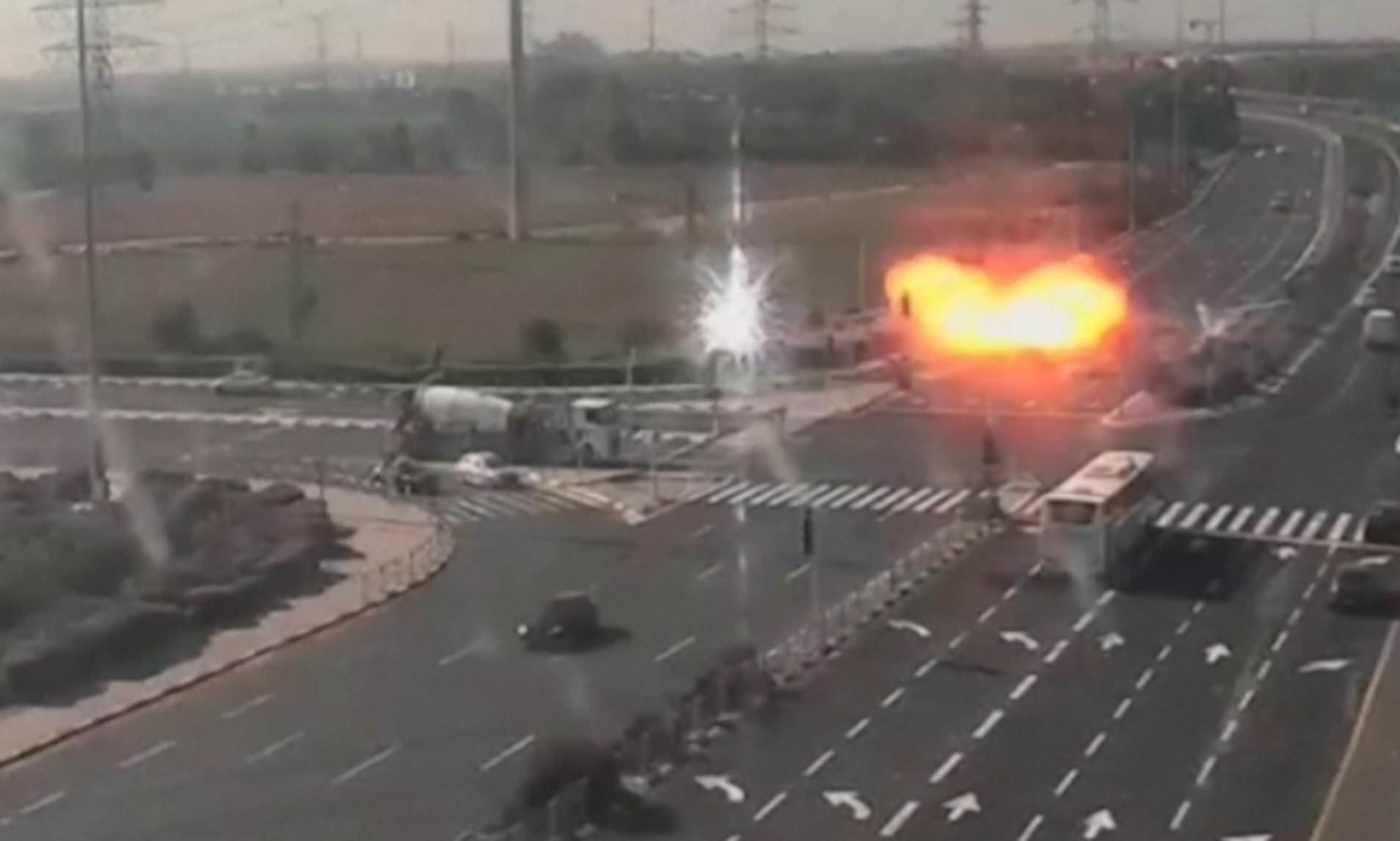 Գազայի հատվածից արձակված հրթիռն ընկել է Իսրայելի մայրուղիներից մեկի վրա (տեսանյութ)