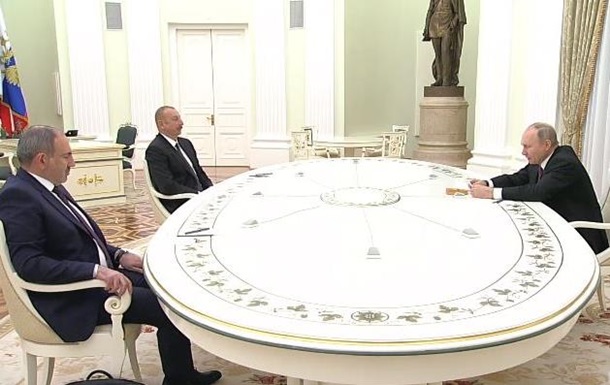 Переговоры Путина, Алиева и Пашиняна завершились, лидеры общались почти 4 часа