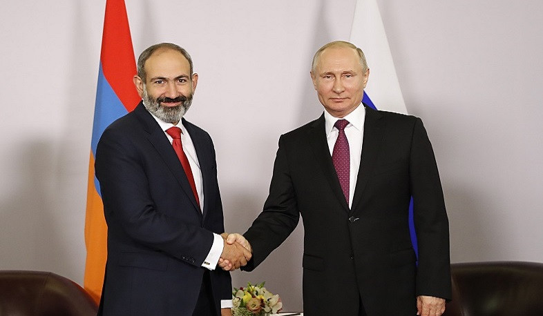 Бесспорен Ваш личный вклад в укрепление союзнических отношений между Россией и Арменией: Пашинян поздравил Путина