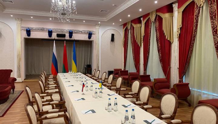 Ռուս-ուկրաինական բանակցություններ վայրից Բելառուսը լուսանկար է հրապարակել