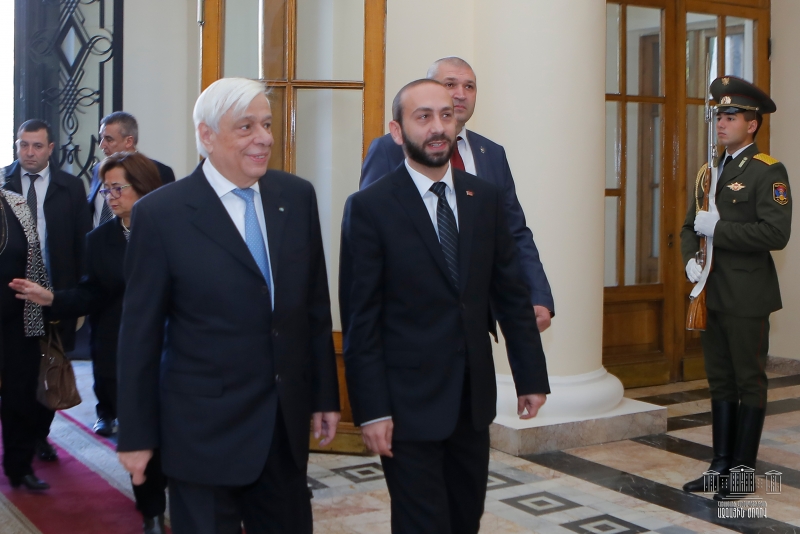 Հայաստանն ակնկալում է Հունաստանի աջակցությունը վիզաների ազատականացման երկխոսության շուրջ. Միրզոյանը` նախագահ Պավլոպուլոսին