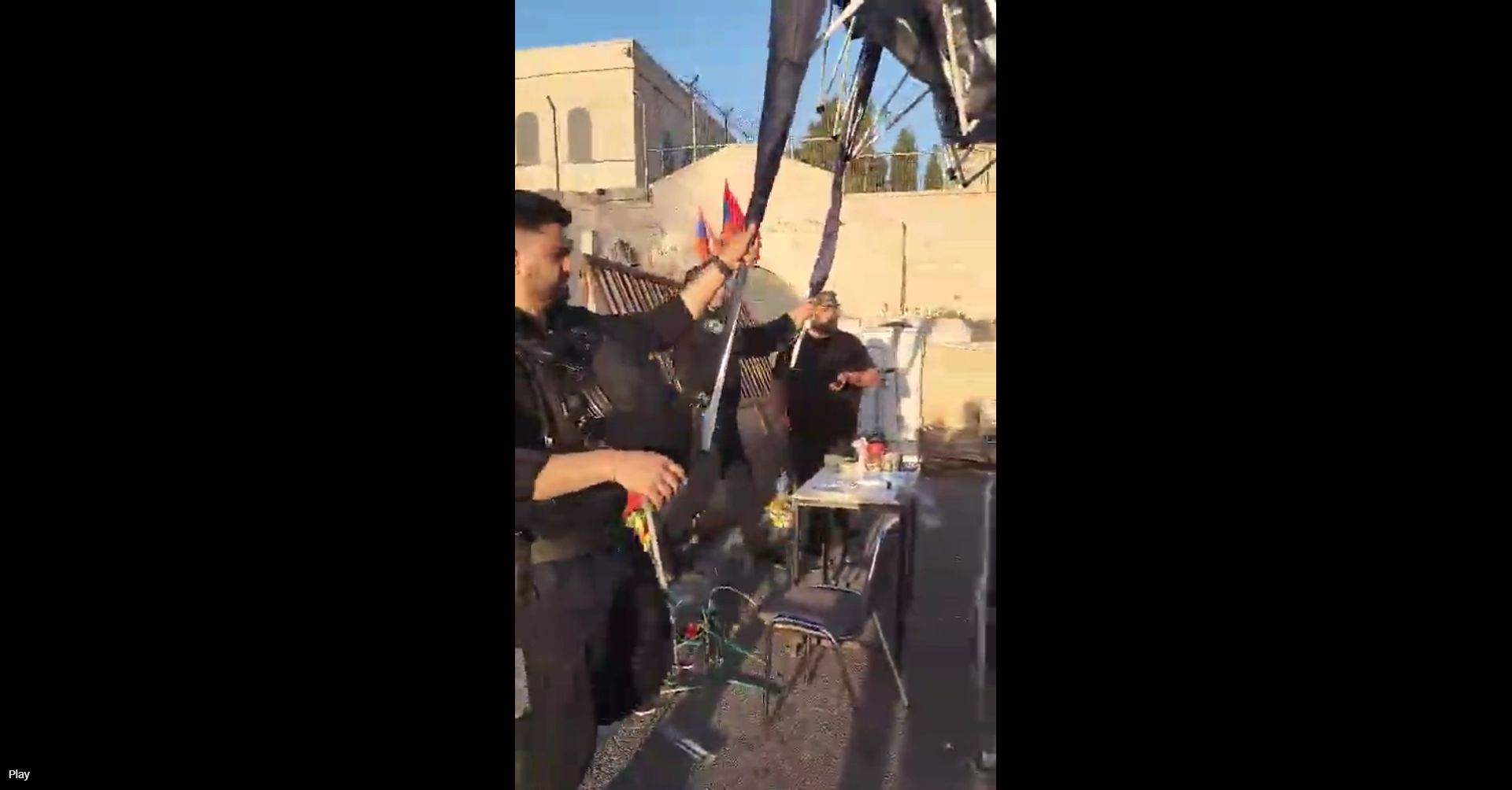 Իսրայելի ոստիկանությունն ապամոնտաժում է Երուսաղեմի «Կովերի պարտեզում» պահակախմբի տաղավարը (տեսանյութ)