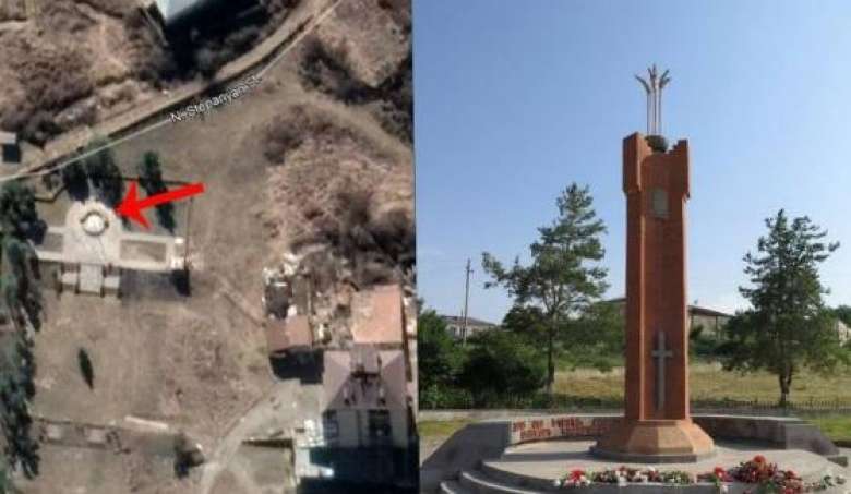 Ադրբեջանցիները Շուշիում ևս մեկ հայկական հուշարձան են ոչնչացրել (լուսանկար)