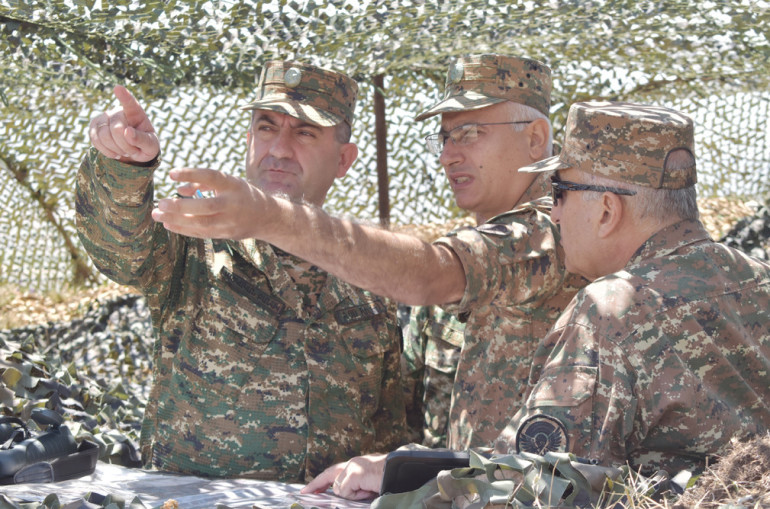 ՀՀ ԶՈւ գլխավոր շտաբի պետ Էդվարդ Ասրյանն այցելել է N զորամիավորում