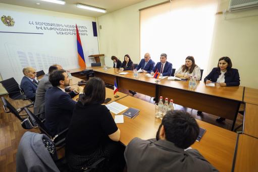 ՏԿԵՆ նախարարը կարևորել է Լիոնի քաղաքապետի այցը Հայաստան