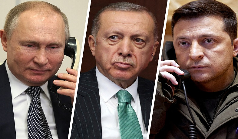 Էրդողանը հեռախոսազրույցներ է ունեցել Ռուսաստանի և Ուկրաինայի նախագահների հետ