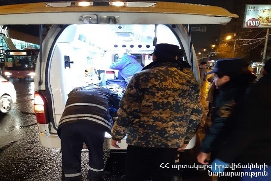 Վրաերթ Կոմիտասի պողոտայում. տուժածը հոսպիտալացվել է