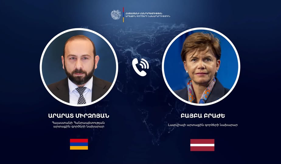Միրզոյանը շնորհակալություն է հայտնել Բայբա Բրաժեին Հայաստանից ծաղիկների մի քանի խմբաքանակի՝ Լատվիա արտահանմանն աջակցության համար