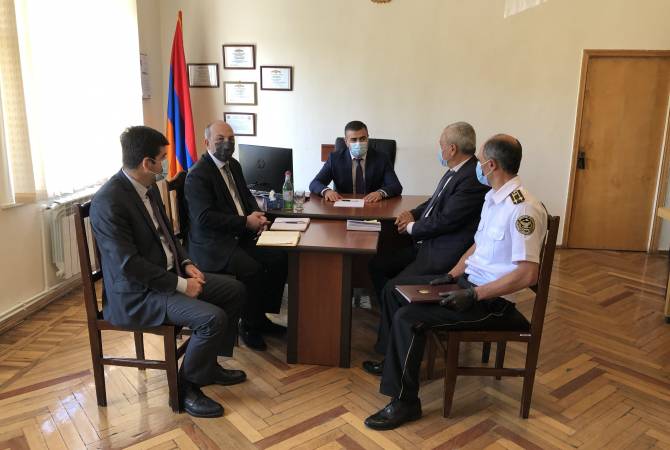 Գլխավոր հարկադիր կատարողն աշխատանքային այց է կատարել Գեղարքունիքի մարզային բաժին