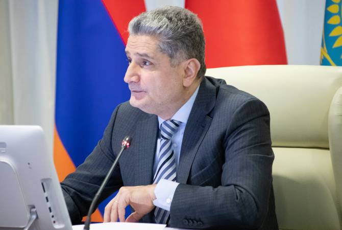 Վերջին 4 տարում եվրասիական տարածքի ներսում առևտրաշրջանառությունն աճել է 32 տոկոսով․ Տիգրան Սարգսյան