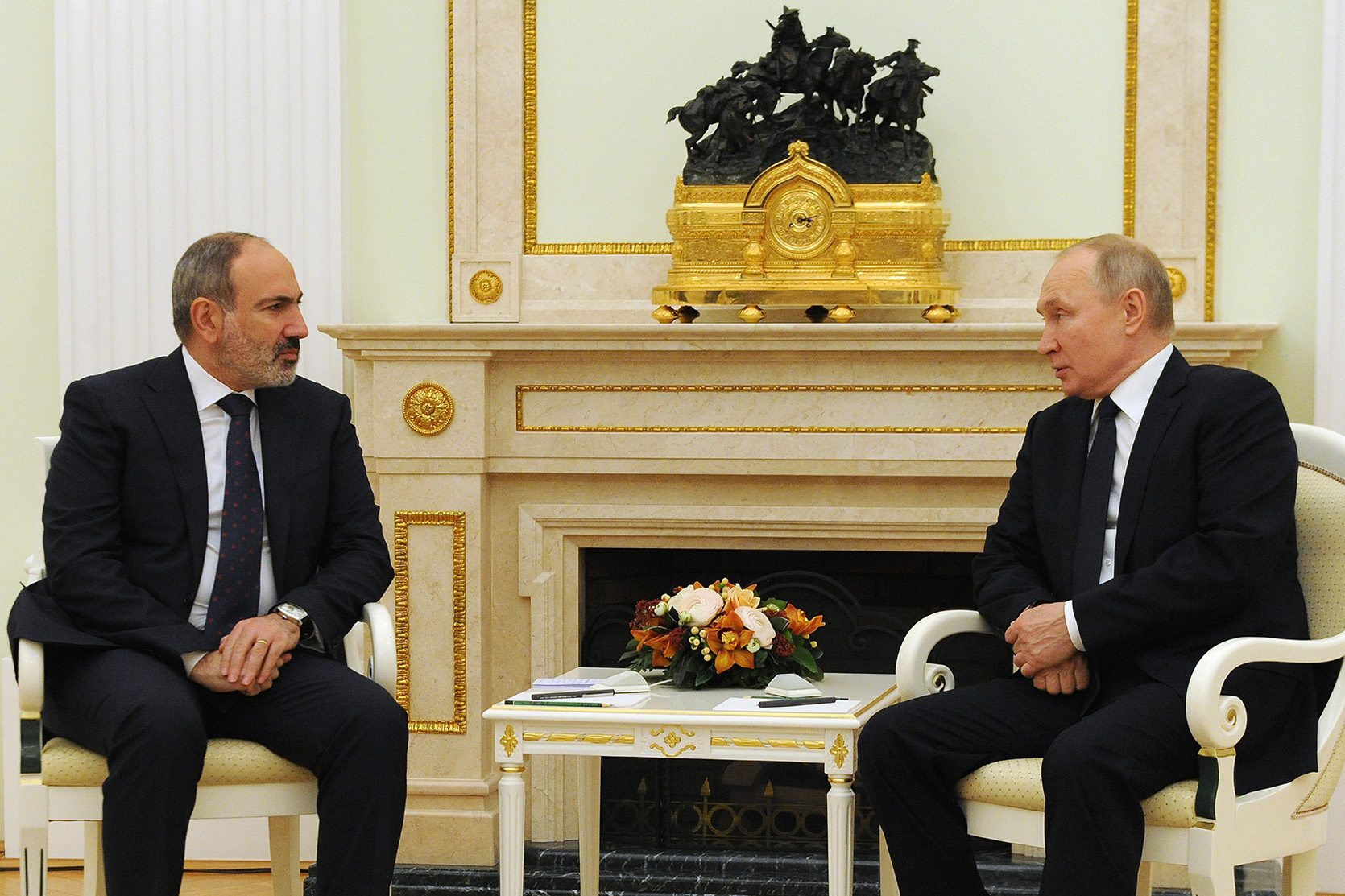 Премьер-министр Пашинян и президент Путин обсудили ряд вопросов армяно-российских стратегических отношений