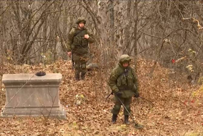 Ռուս ռազմական ինժեներները ԼՂ-ում ոչնչացրել են շուրջ 150 պայթյունավտանգ առարկա