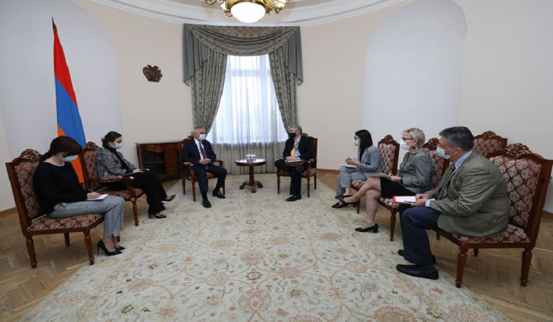 Մհեր Գրիգորյանն ընդունել է ԱՄՆ ՄԶԳ հայաստանյան գրասենյակի տնօրենին