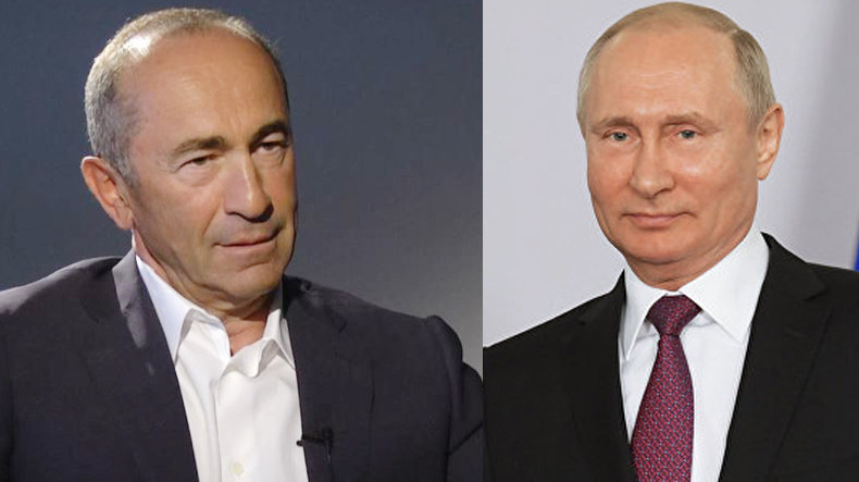 Роберт Кочарян и Владимир Путин провели телефонный разговор