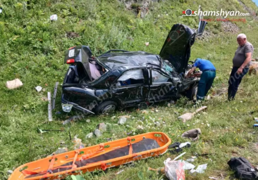 «Mercedes»-ը Ֆիոլետովո գյուղում մոտ 200 մ գլորվելով հայտնվել է ձորում. կա 4 զոհ