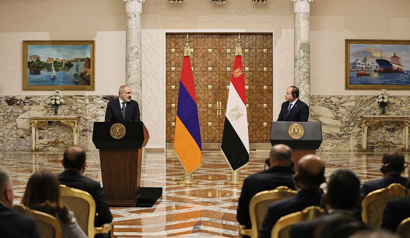 Այսօր մեր բանակցությունները հաստատել են երկու երկրների սպասումները. Եգիպտոսի նախագահը՝ Փաշինյանին