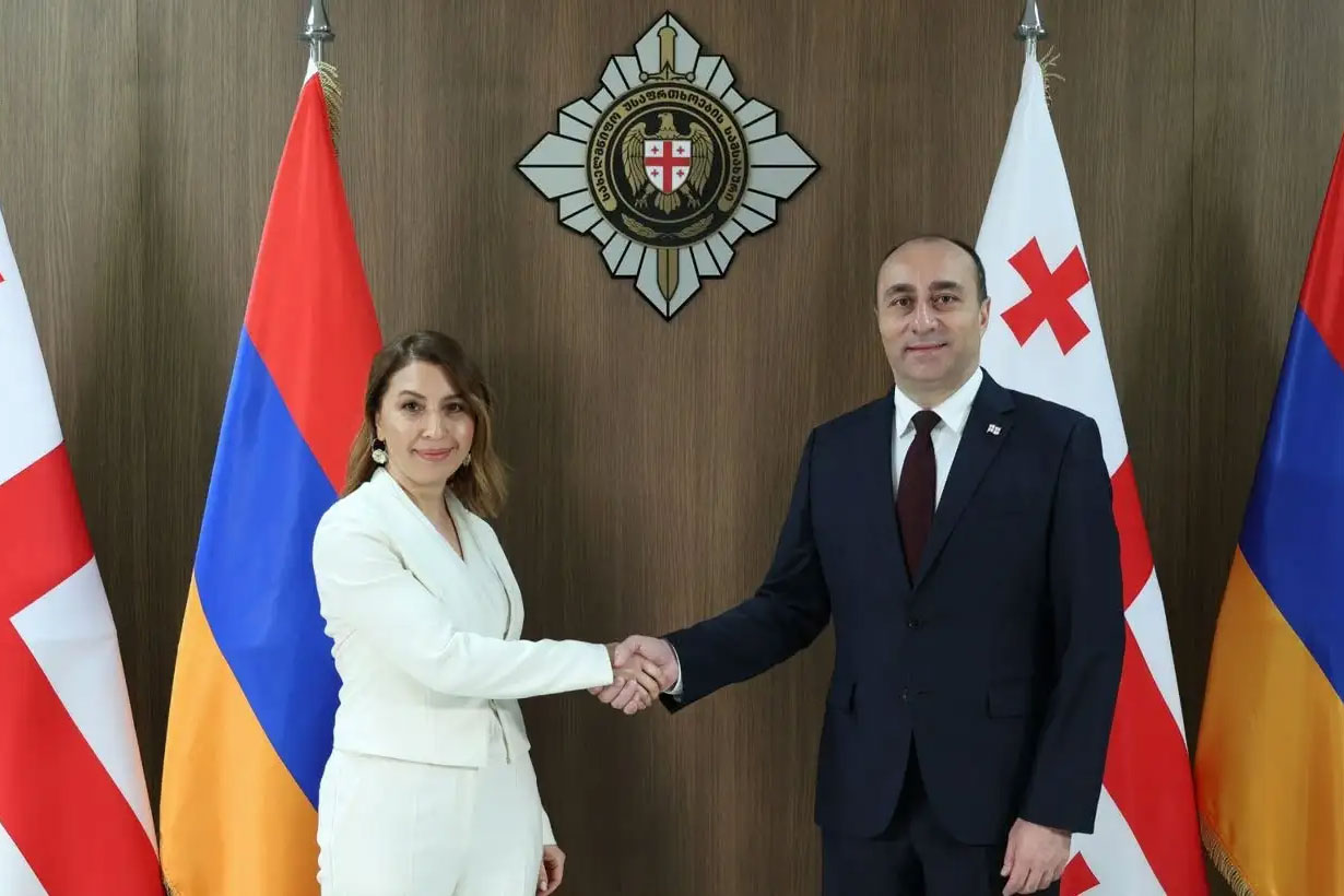 Քրիստինե Գրիգորյանը հանդիպել է Վրաստանի պետանվտանգության ծառայության ղեկավարին