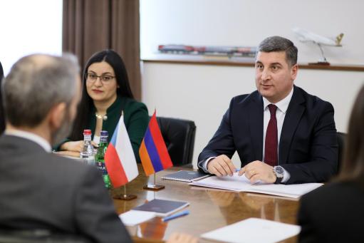 Քննարկվել է չեխական ընկերության կողմից Ստեփանավանում փոքր օդանավերի արտադրությանը վերաբերող հարցեր