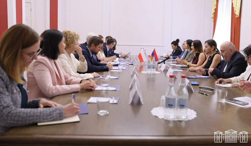 Մեզ համար Լեհաստանն առանցքային դերակատարություն ունի ԵՄ-ում. Ջուլհակյանը՝ ԱԺ այցելած բարեկամական խմբի անդամներին