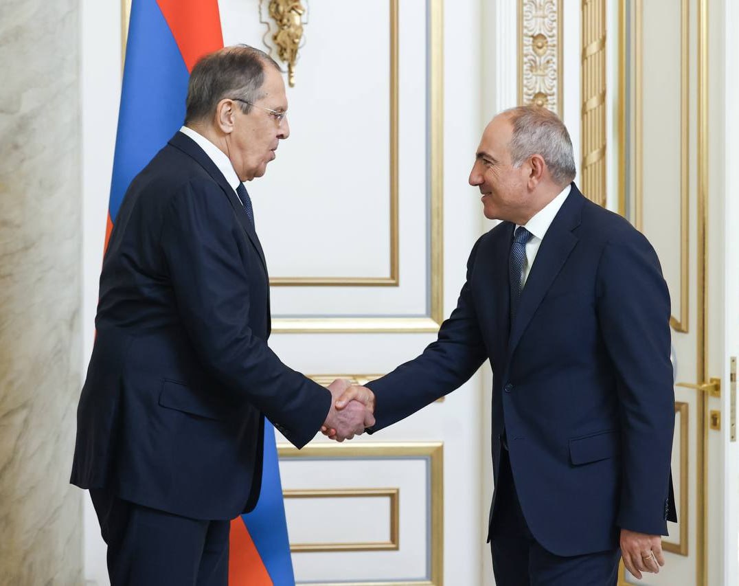 ՀՀ վարչապետն ընդունել է Ռուսաստանի արտգործնախարար Սերգեյ Լավրովին