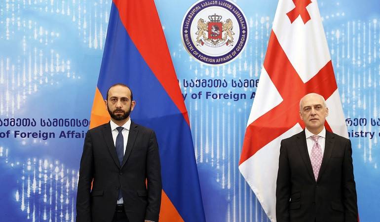 Միրզոյանը Վրաստանի իր գործընկերոջ հետ քննարկել է «Պարսից ծոց–Սև ծով» միջանցք ստեղծելու մասին համաձայնագրին վերաբերող հարցեր