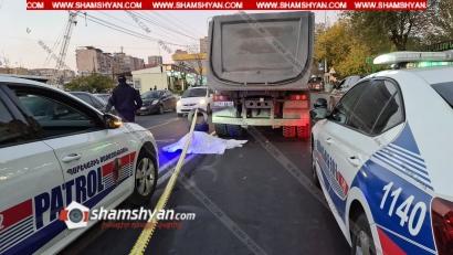 Երևանում Mercedes մակնիշի բեռնատարը վրաերթի է ենթարկել փողոցը չթույլատրելի հատվածով անցնող հետիոտնին