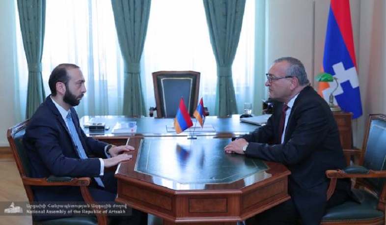 Հայաստանի և Արցախի ԱԺ նախագահները քննարկել են սահմանային իրավիճակը