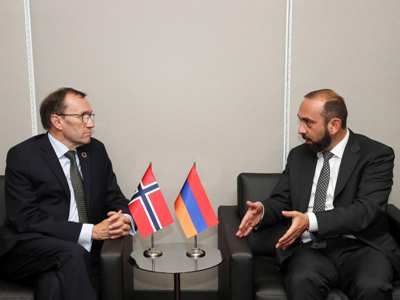 Արարատ Միրզոյանը և Նորվեգիայի ԱԳ նախարարը քննարկել են ՀՀ-ԵՄ գործընկերության խորացման գործընթացը
