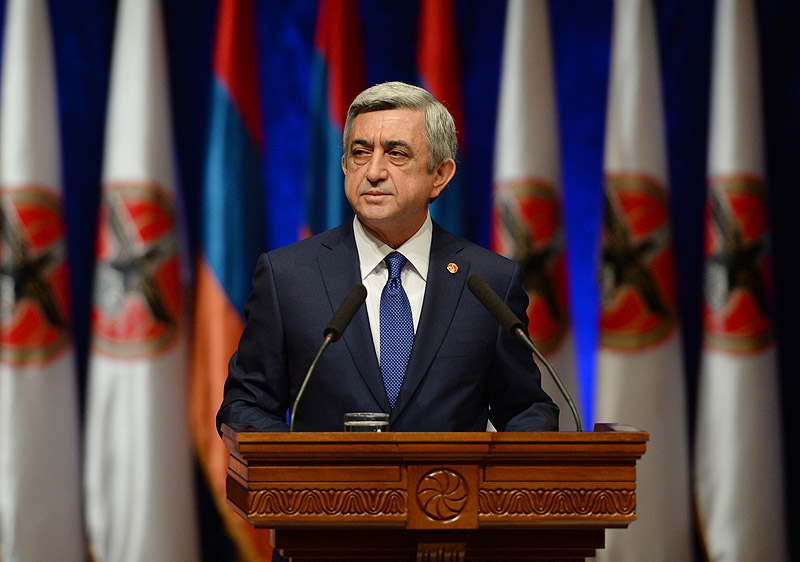 Речь Сержа Саргсяна на тему «Послевоенная Армения. Что можем сделать мы?»