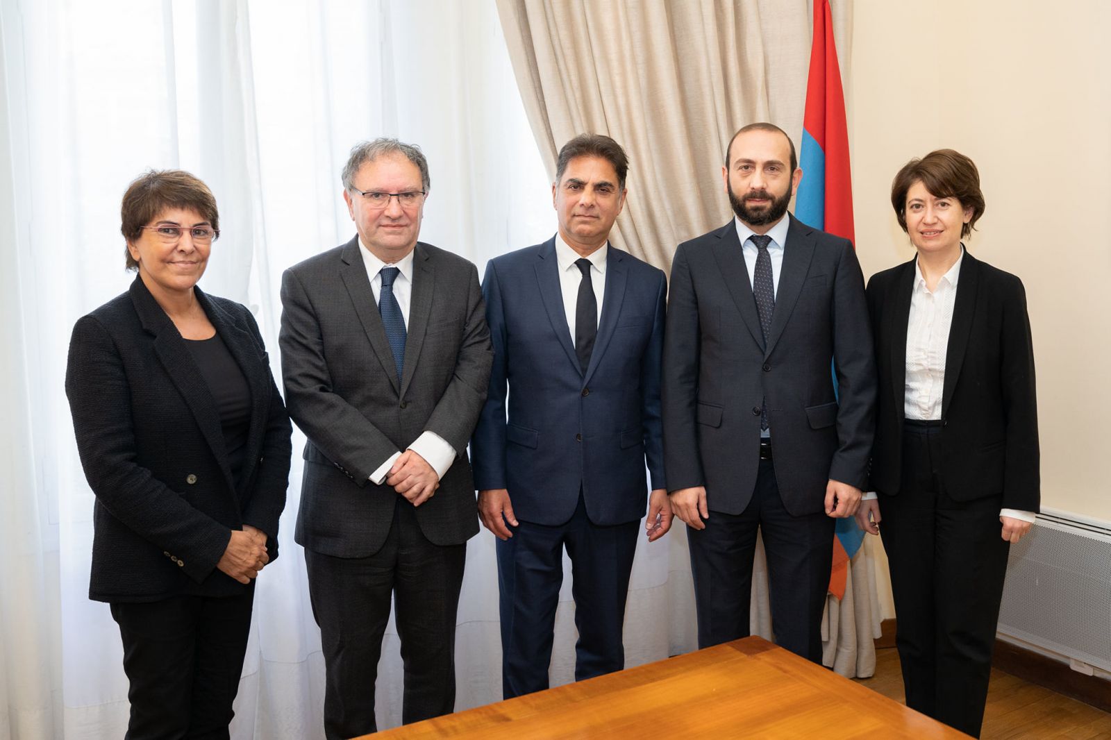 Արարատ Միրզոյանը Ֆրանսահայ կազմակերպությունների համակարգող խորհրդի համանախագահների հետ քննարկել է ԼՂ հիմնախնդրին առնչվող հարցեր
