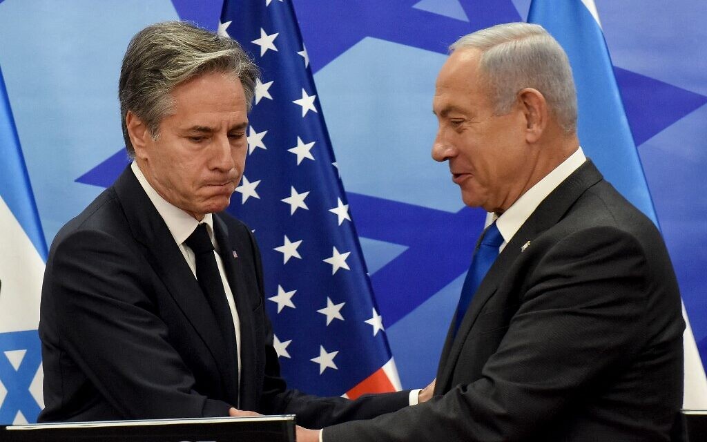 Нетаньяху и Блинкен проводят в Тель-Авиве встречу в закрытом формате