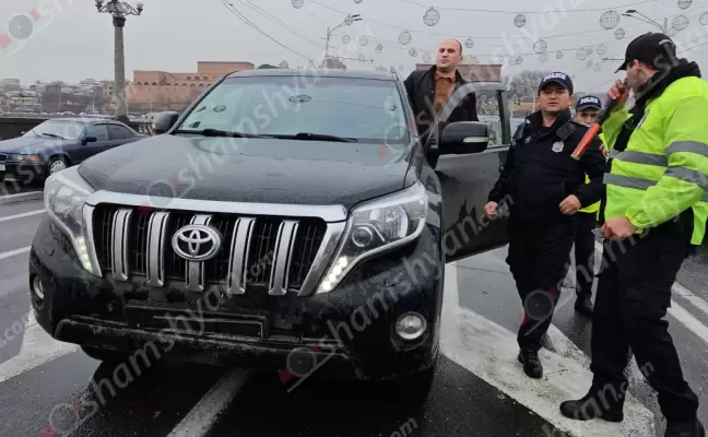 Երևանում պարեկները վարչական պատասխանատվության են ենթարկել ֆինանսների նախարարի վարորդին