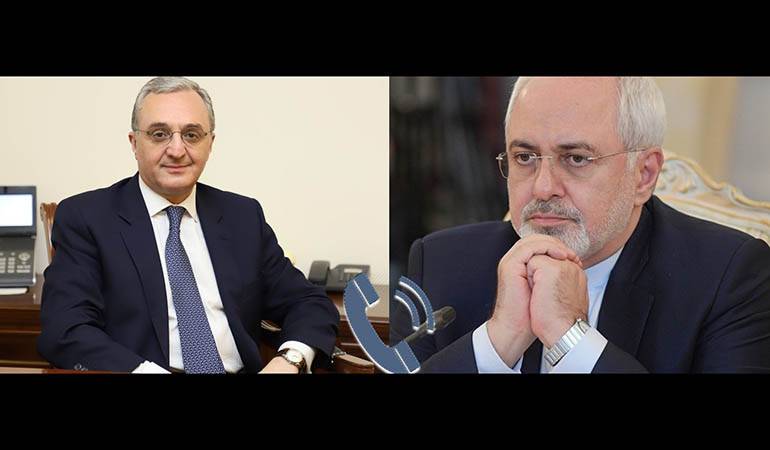 Главы МИД Армении и Ирана обсудили ситуацию в Ближневосточном регионе