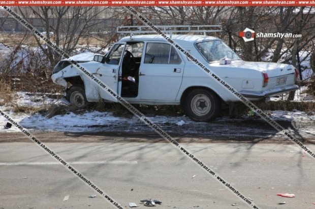 Բախվել են Mercedes-ն ու «ԳԱԶ 24»-ը. 3 վիրավորներից 2-ը պայմանագրային զինծառայողներ են